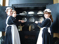 Imagen de la cocina de Hopetoun House, mansi�n se�orial.