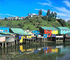 Los palafitos de Chiloé.