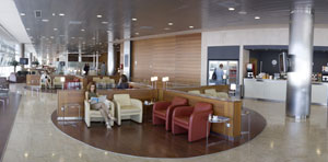Vista parcial de la Sala Velázquez, en la T4 de Barajas.
