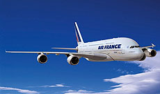 Uno de los aviones de Air France.