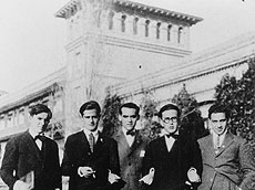 Lorca en la Residencia de Estudiantes.