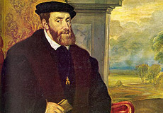 Carlos I de España y V de Alemania.