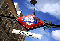 Metro de Chueca.