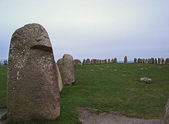 Las piedras de Kaseberga en Suecia